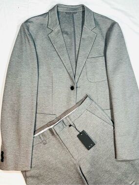 NWOT Armani Exchange Men’s Charcoal Grey Suit